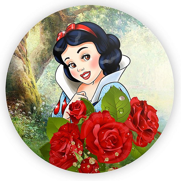 Painel de Mesa - Branca de Neve - Sublimado 3D
