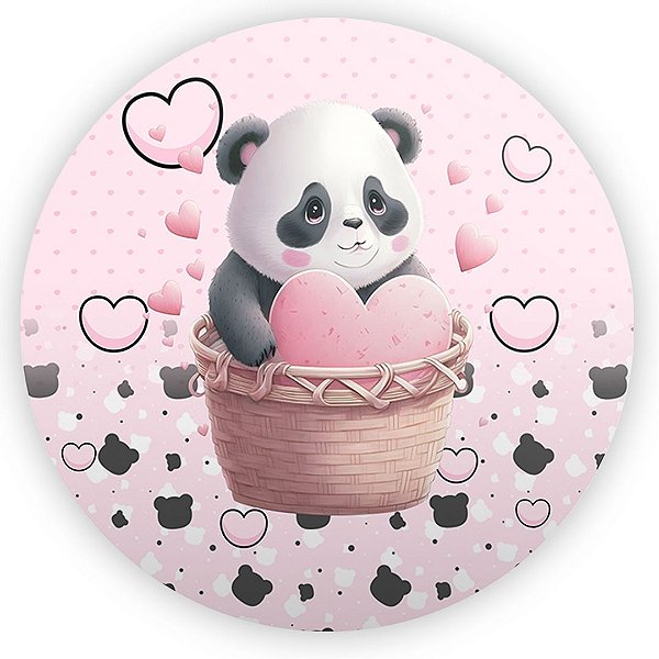 Painel de Mesa - Panda - Sublimado 3D