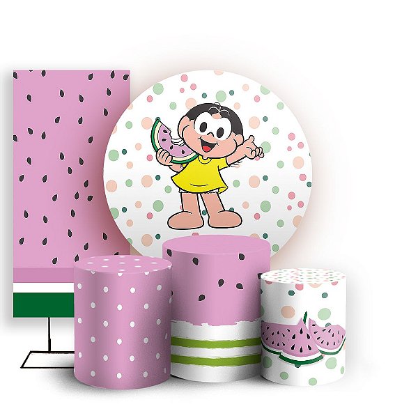 KIT Redondo Trio e Faixa - Magali - Sublimado 3D