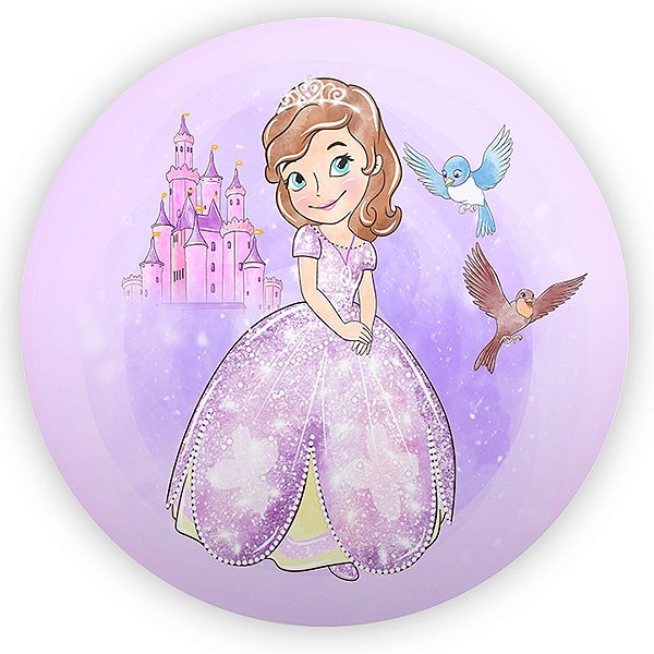 Painel Redondo - Princesa Sofia - Sublimado 3D