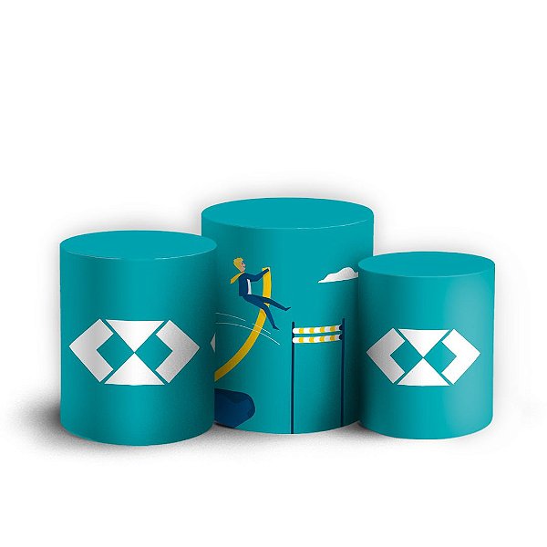 Trio Cilindro - Administração - Sublimado 3D + Elástico