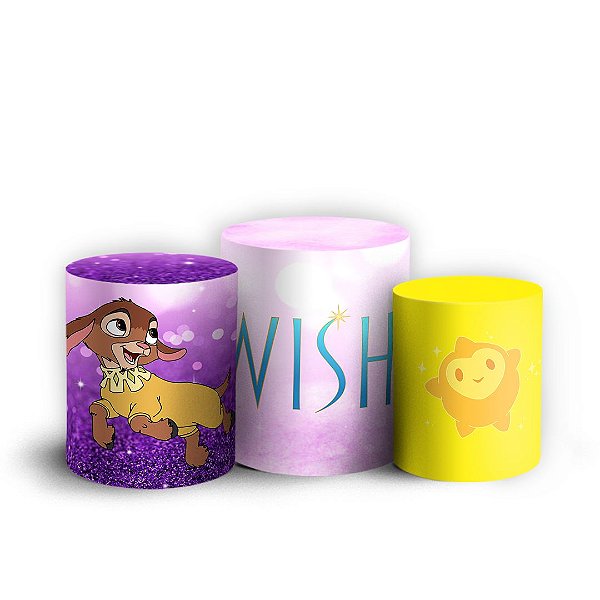 Trio Cilindro - Wish O Poder Dos Desejos - Sublimado 3D + Elástico