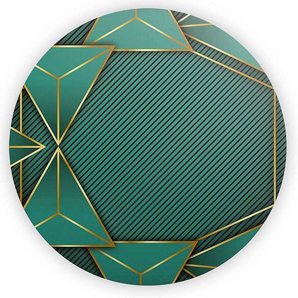 Painel Redondo - Abstrato - Sublimado 3D