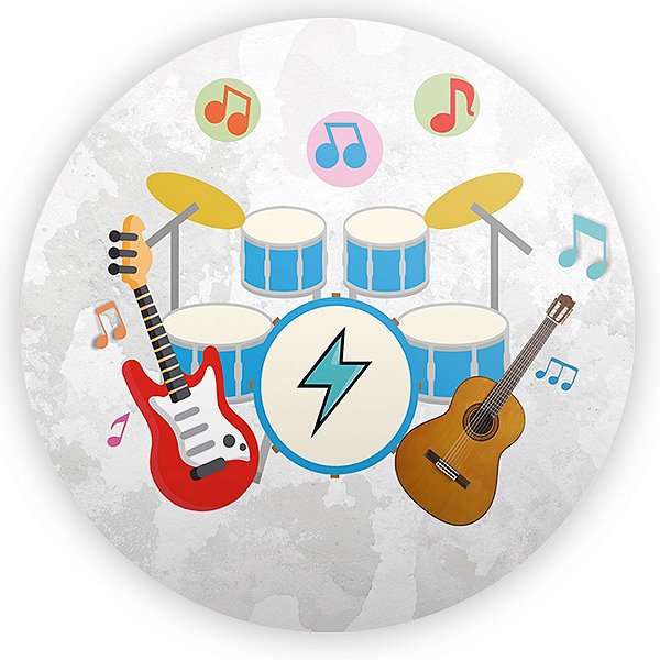 Painel de Mesa - Nota Musical - Sublimado 3D