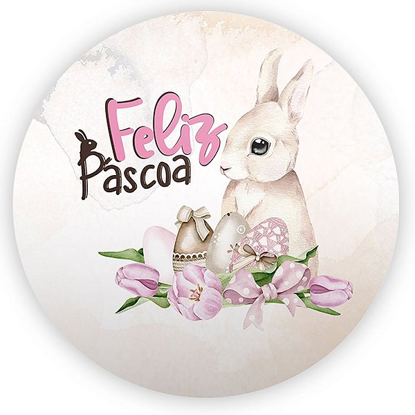 Painel de Mesa - Pascoa - Sublimado 3D