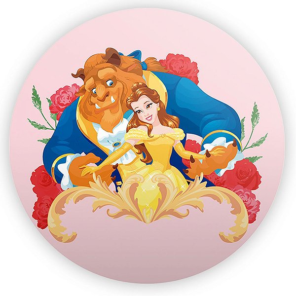 Painel de Mesa - Bela e a Fera - Sublimado 3D