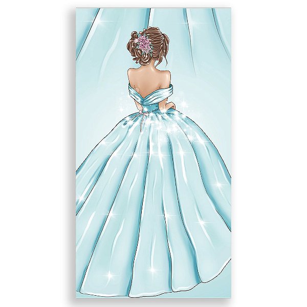 Faixa Lateral - 15 Anos Floral - Sublimado 3D