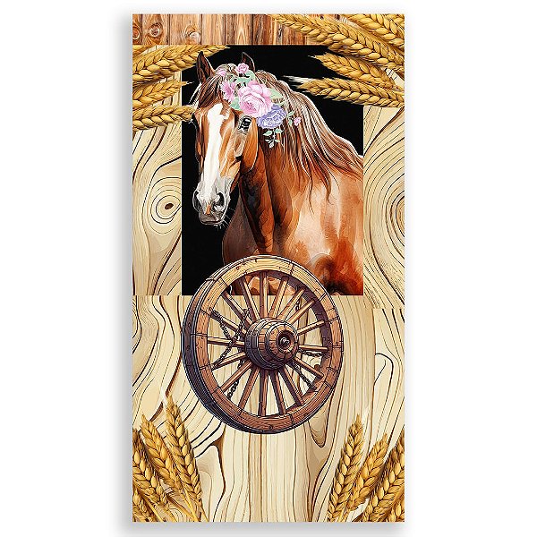 Faixa Lateral - Cavalo - Sublimado 3D