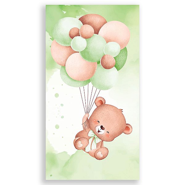 Faixa Lateral - Urso Verde - Sublimado 3D