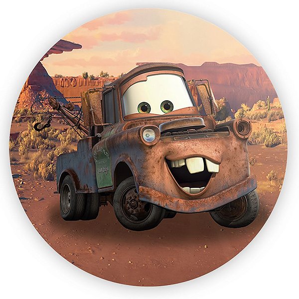 Painel Redondo - Carros - Sublimado 3D