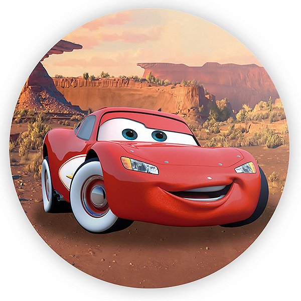 Painel Redondo - Carros - Sublimado 3D