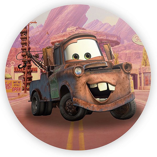 Painel Redondo - Carros - Sublimado 3D