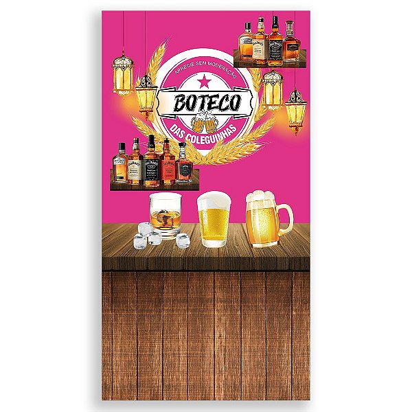 Faixa Lateral - Boteco Rosa - Sublimado 3D