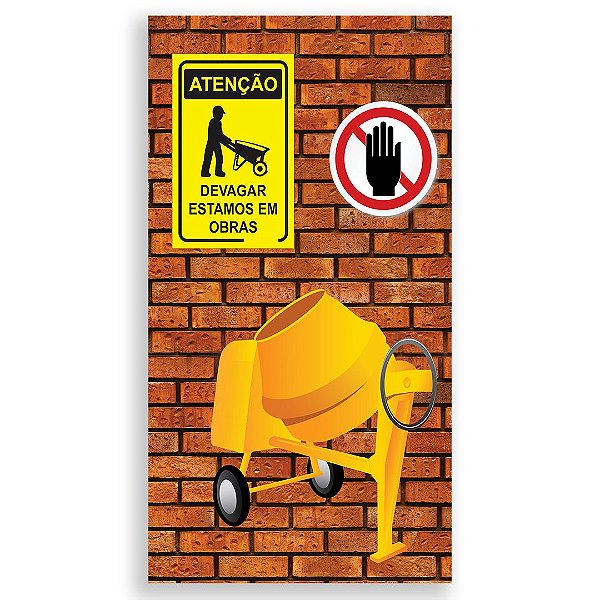 Faixa Lateral - Construcao - Sublimado 3D