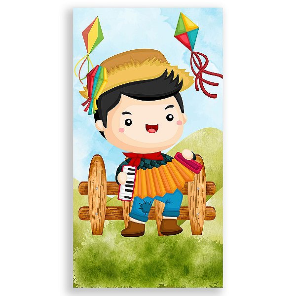 Faixa Lateral - Festa Junina - Sublimado 3D