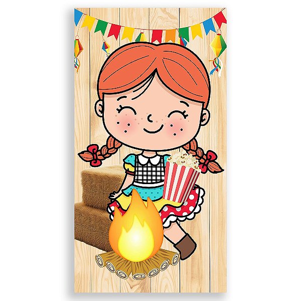 Faixa Lateral - Festa Junina - Sublimado 3D