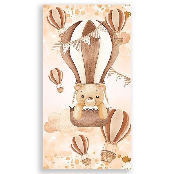 Faixa Lateral - Ursinho Marrom - Sublimado 3D