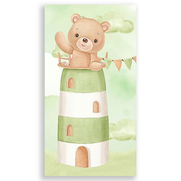 Faixa Lateral - Urso Verde - Sublimado 3D