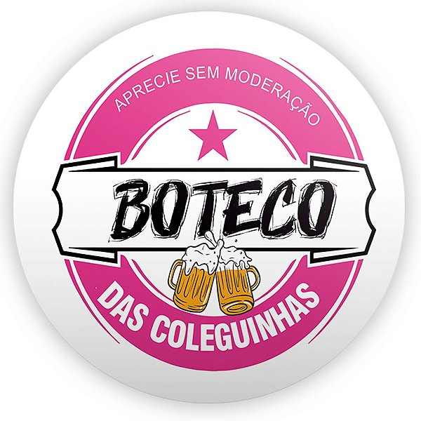 Painel de Mesa - Boteco Rosa - Sublimado 3D