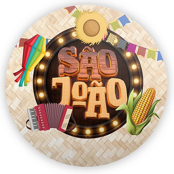 Painel de Mesa - Festa Junina - Sublimado 3D