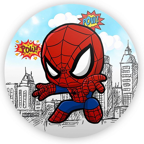 Painel de Mesa - Homem Aranha Baby - Sublimado 3D