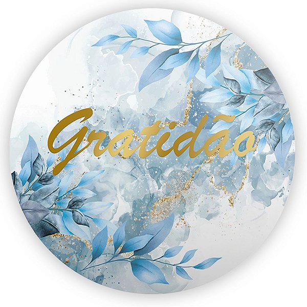 Painel Redondo - Gratidao - Sublimado 3D