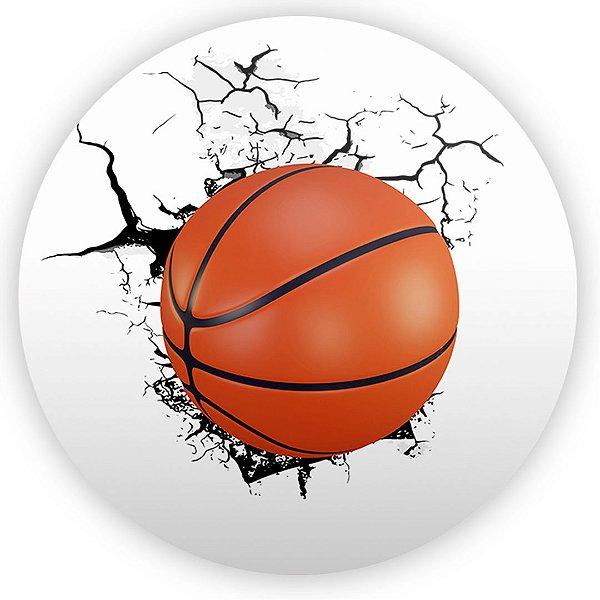 Painel Redondo - Basquete - Sublimado 3D