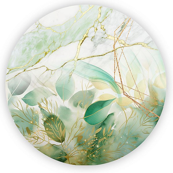 Painel Redondo - Floral - Sublimado 3D