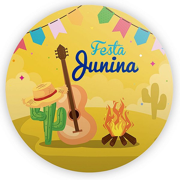 Painel de Mesa - Festa Junina - Sublimado 3D