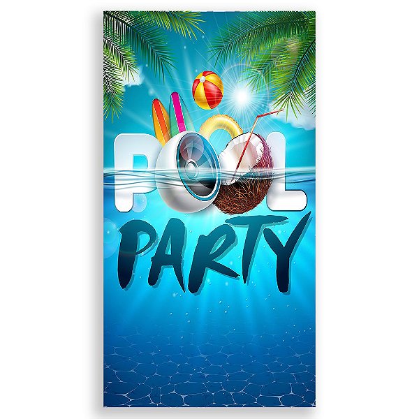 Faixa Lateral - Pool Party - Sublimado 3D