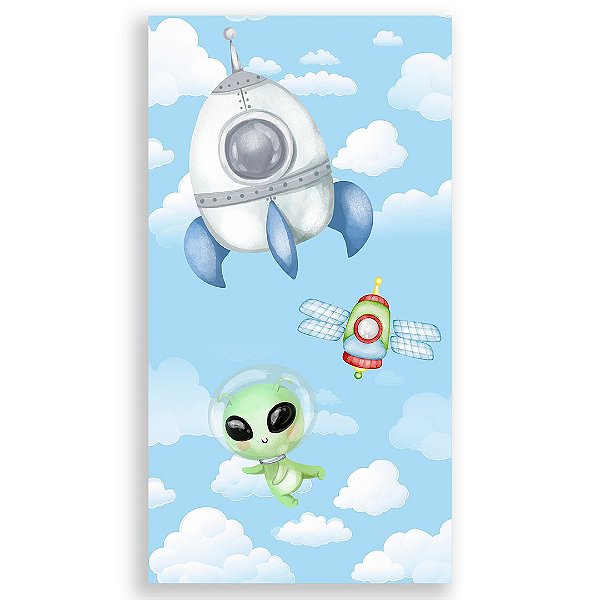 Faixa Lateral - Astronauta Galaxia - Sublimado 3D