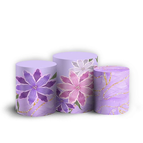 Trio Cilindro - Seja Forte E Corajosa - Sublimado 3D + Elástico