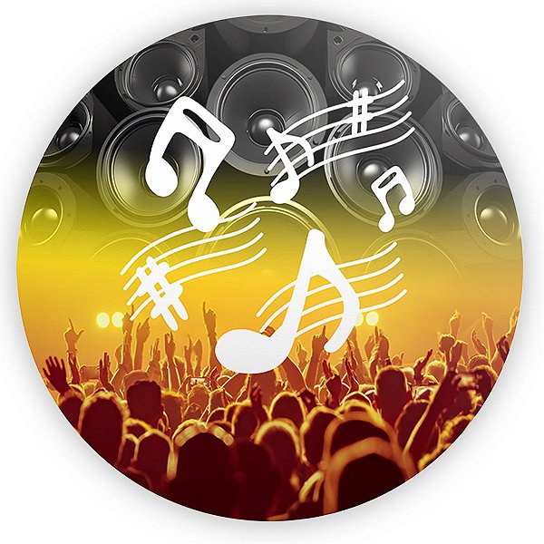 Painel Redondo - Baile Funk - Sublimado 3D