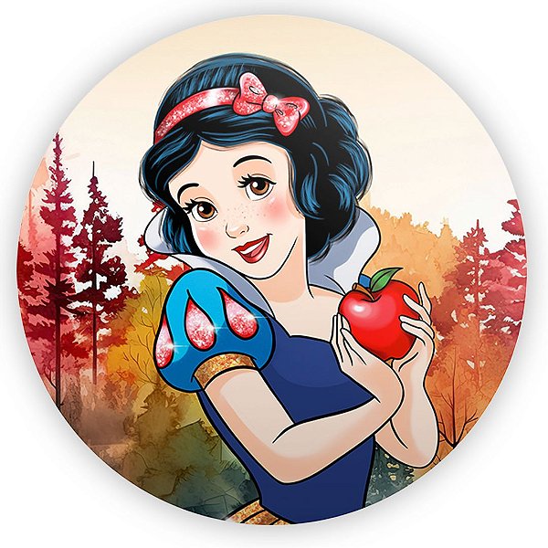 Painel de Mesa - Branca De Neve - Sublimado 3D