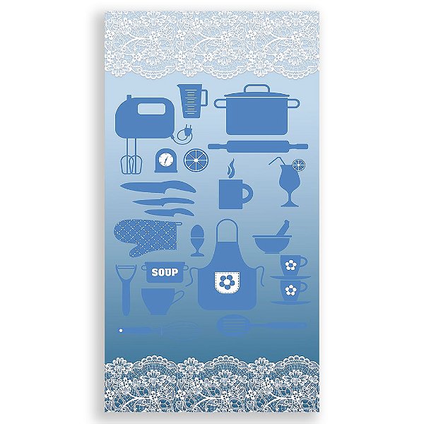 Faixa Lateral - Cha de Cozinha - Sublimado 3D