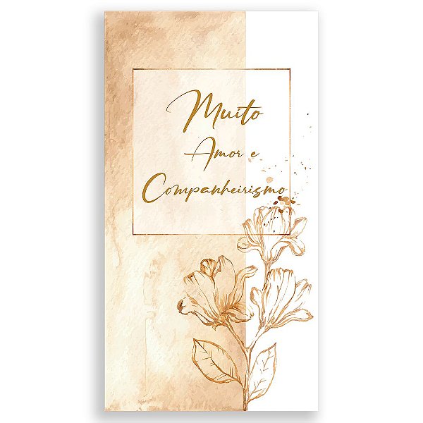 Faixa Lateral - Bodas de Ouro - Sublimado 3D