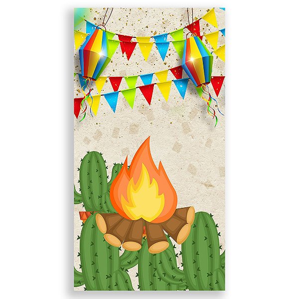 Faixa Lateral - Festa Junina - Sublimado 3D