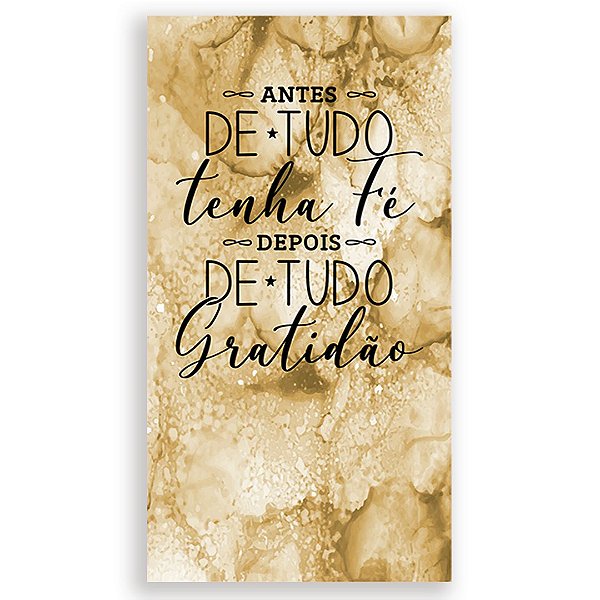Faixa Lateral - Gratidão - Sublimado 3D