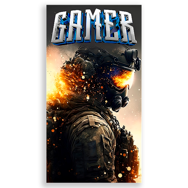 Faixa Lateral - Gamer - Sublimado 3D