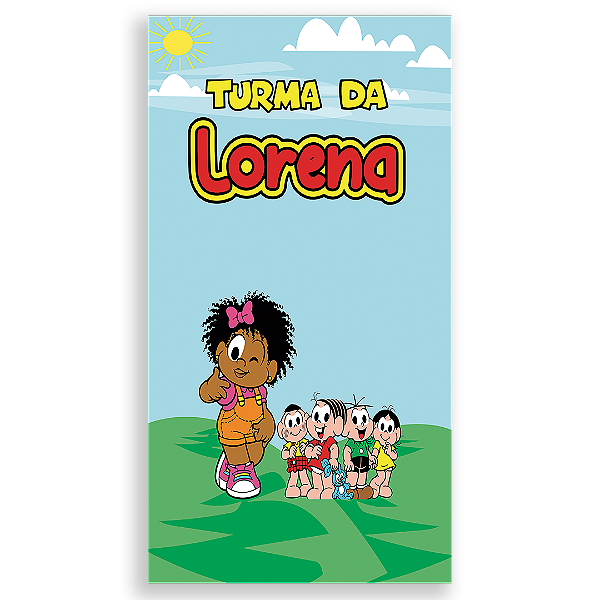 Faixa Lateral - Turma da Lorena - Sublimado 3D