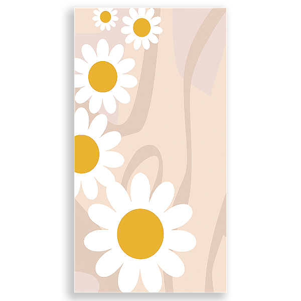 Faixa Lateral - Flor Margarida - Sublimado 3D