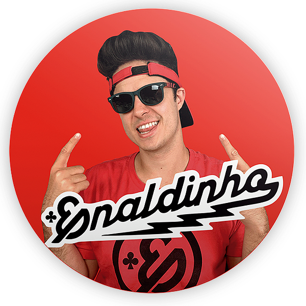 Capa Painel Redondo Sublimado - Enaldinho