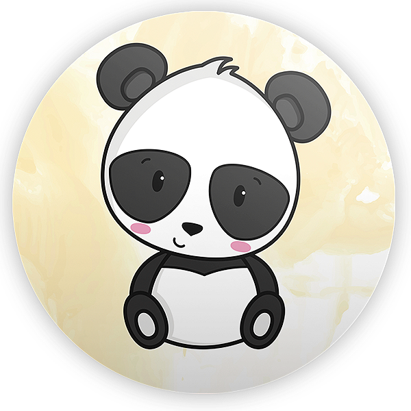 Painel Redondo - Panda - Sublimado 3D