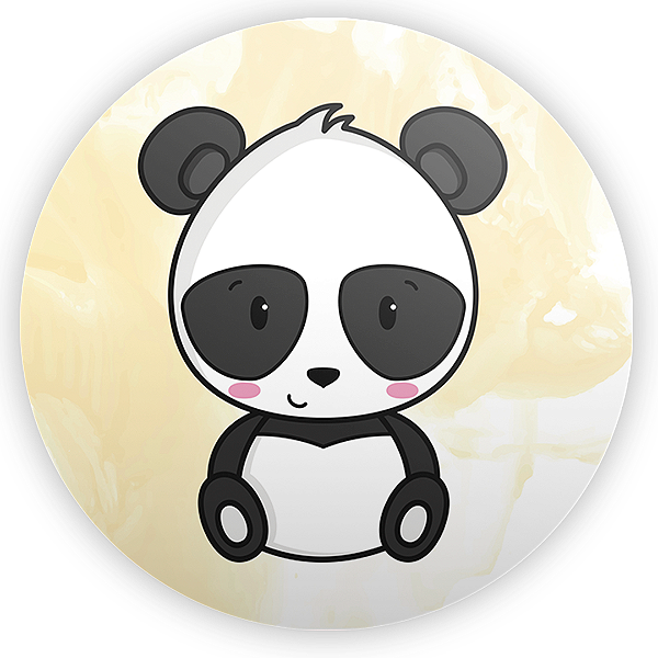 Painel Redondo - Panda - Sublimado 3D
