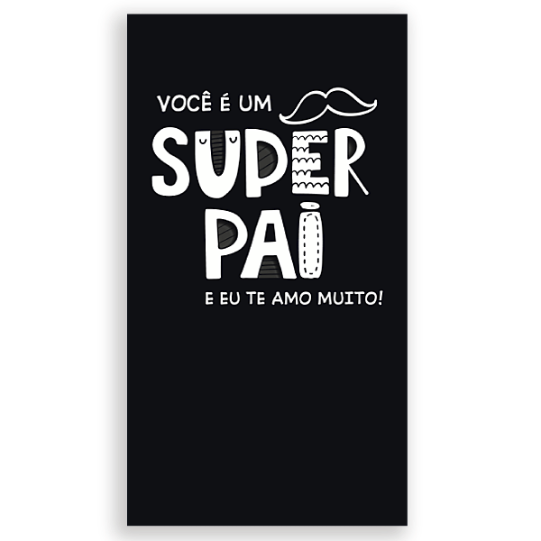 Faixa Lateral - Dia dos Pais  - Sublimado 3D