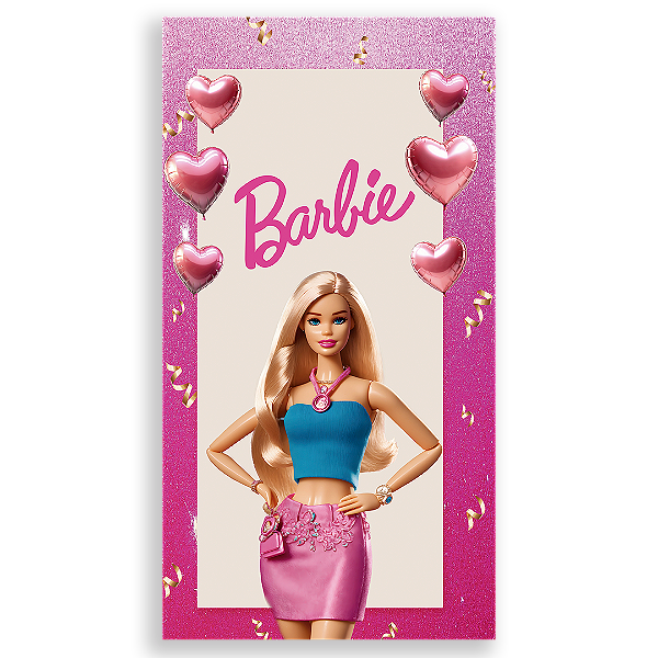 Faixa Lateral - Barbie - Sublimado 3D