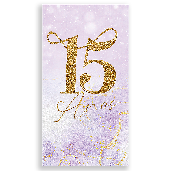 Faixa Lateral - 15 Anos - Sublimado 3D