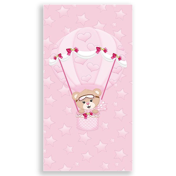 Faixa Lateral - Ursinha Baloeira - Sublimado 3D