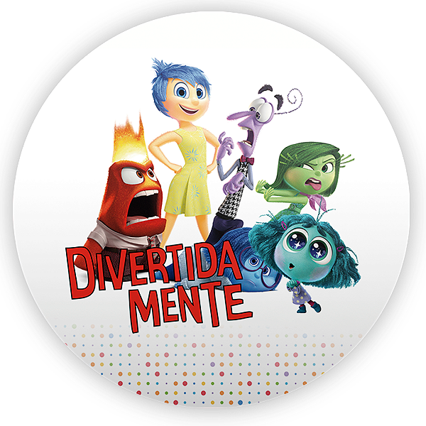 Painel de Mesa - Divertida Mente - Sublimado 3D