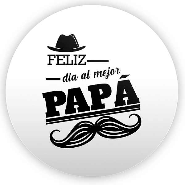 Painel Redondo - Dia del Padre  - Sublimado 3D